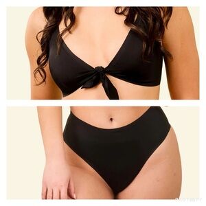 Onewith Chic Black Bikini Set